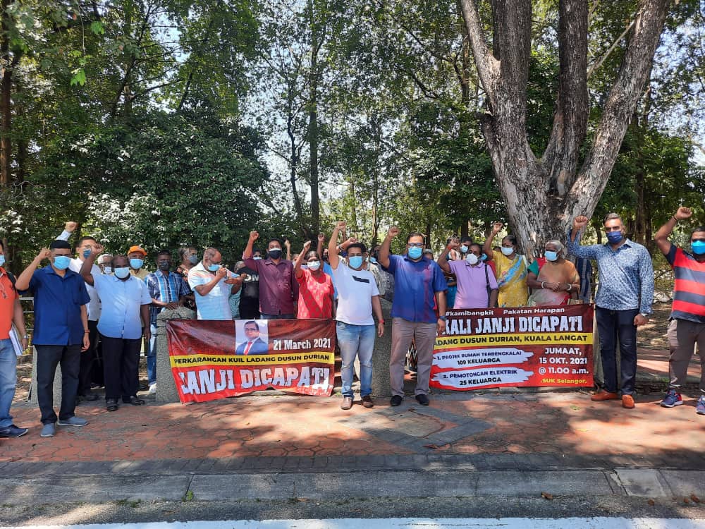 Broken promises, no end to plight of Ladang Dusun Durian folk