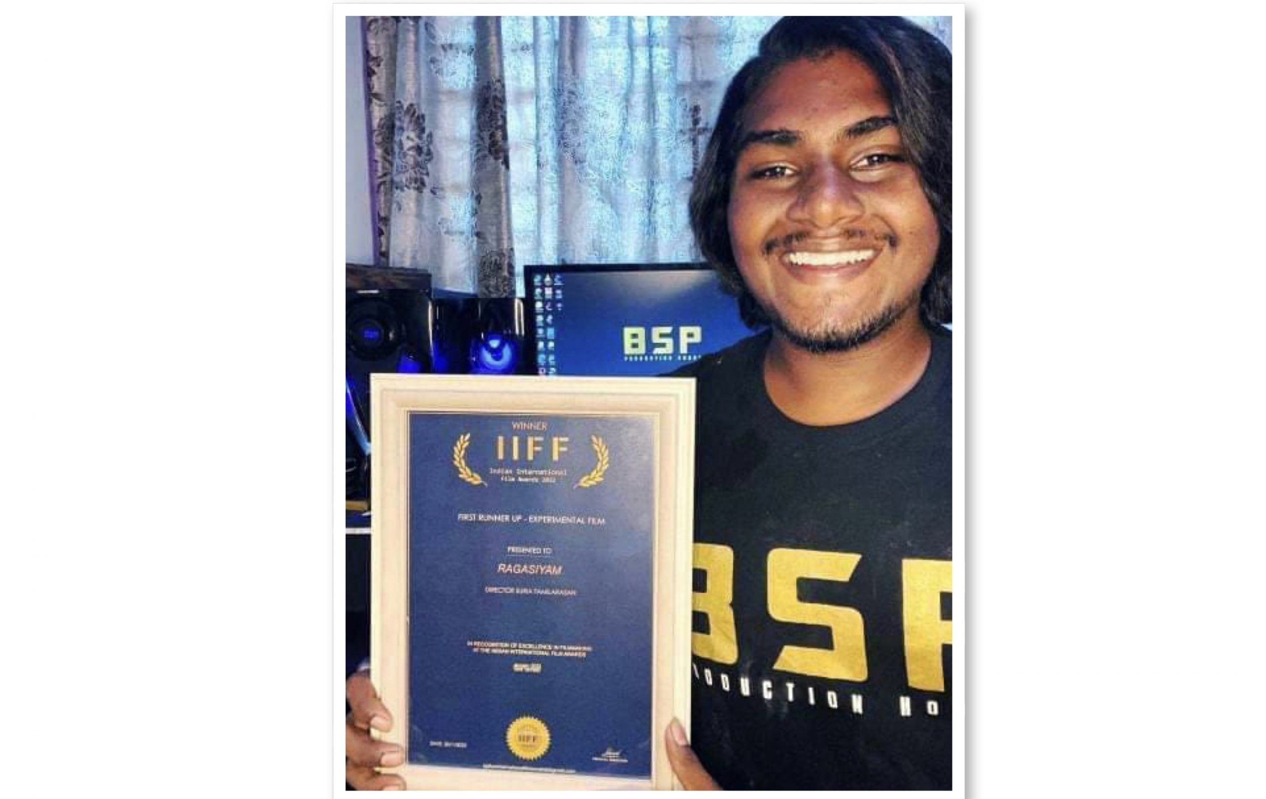 M’sian Tamil short film grabs 2nd spot for ‘Best Experimental Film’ award
