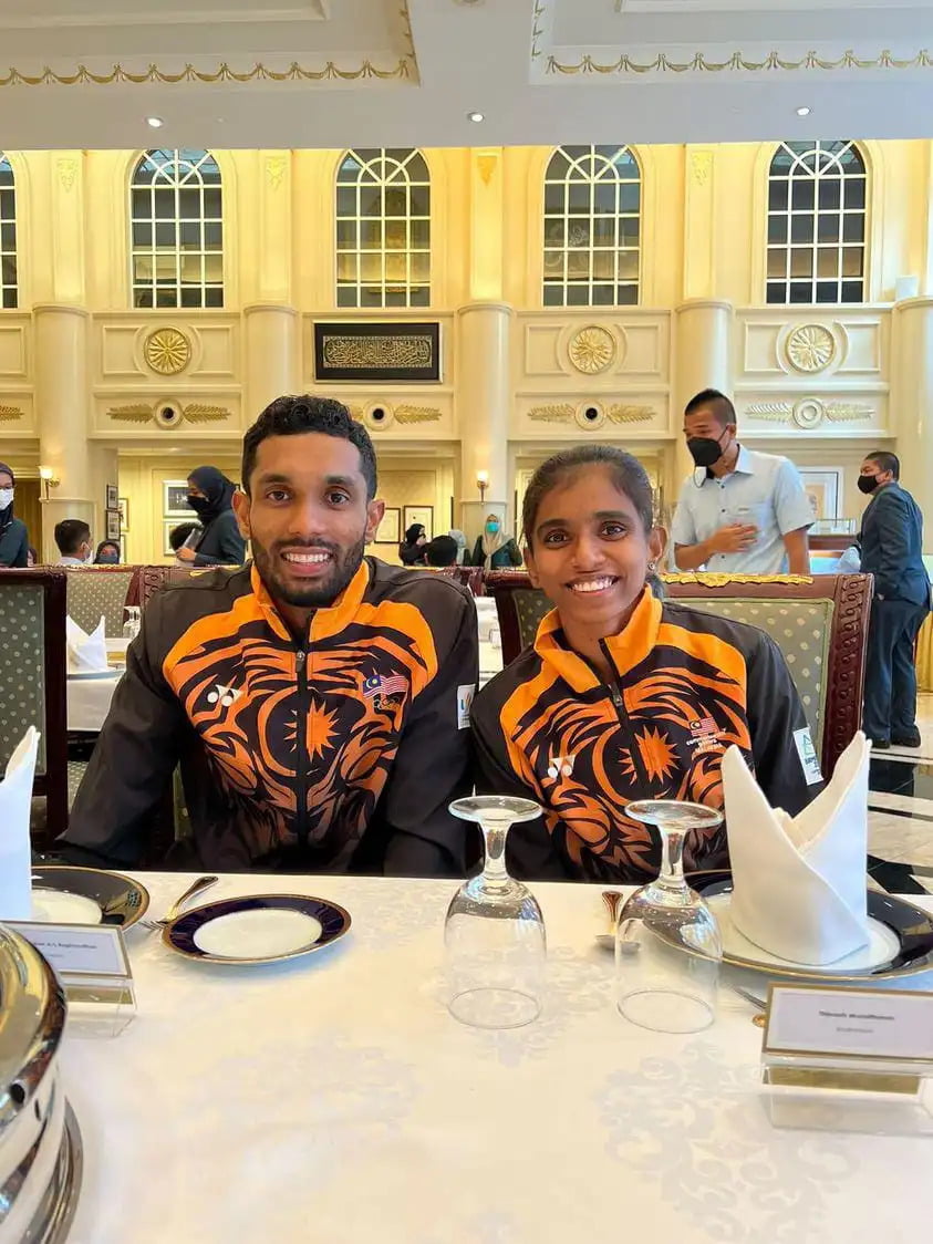 Sharmendran and M. Thinaah, Awarded with The Best Sportsman and Sportswoman 2021-2022
