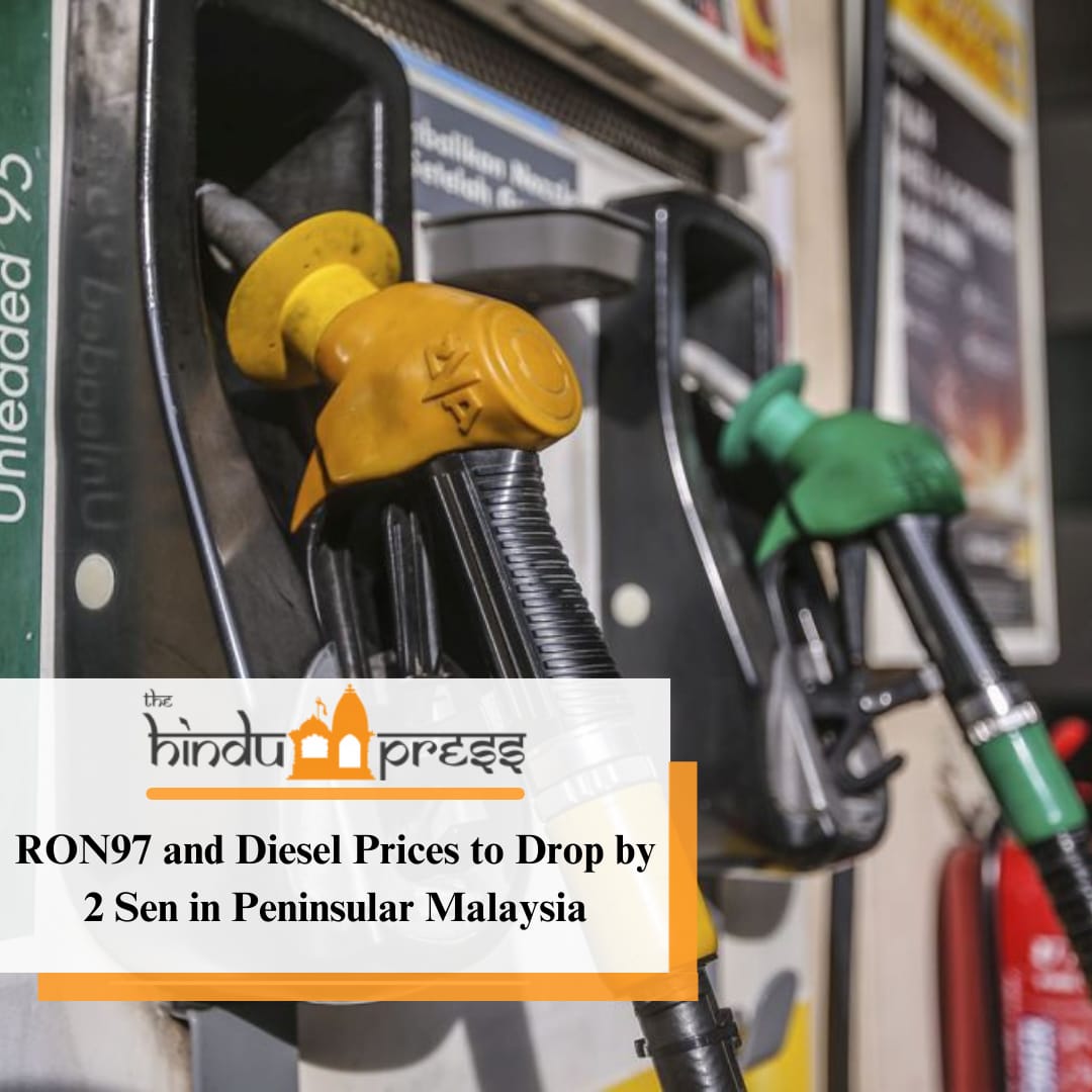 RON97 and Diesel Prices to Drop by 2 Sen in Peninsular Malaysia
