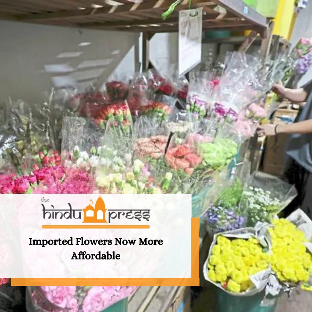 Imported Flowers Now More Affordable
