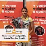 Kisona Secures Dutch Open Title, Breaking Three-Year Drought