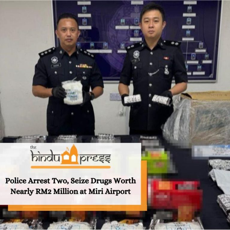 Police Arrest Two, Seize Drugs Worth Nearly RM2 Million at Miri Airport ...