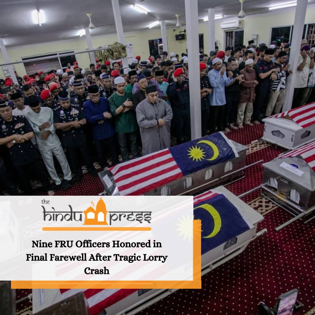 Nine FRU Officers Honored in Final Farewell After Tragic Lorry Crash